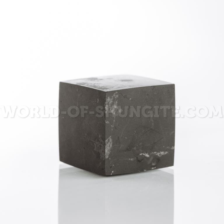 Куб шунгитовый неполированный 2 см