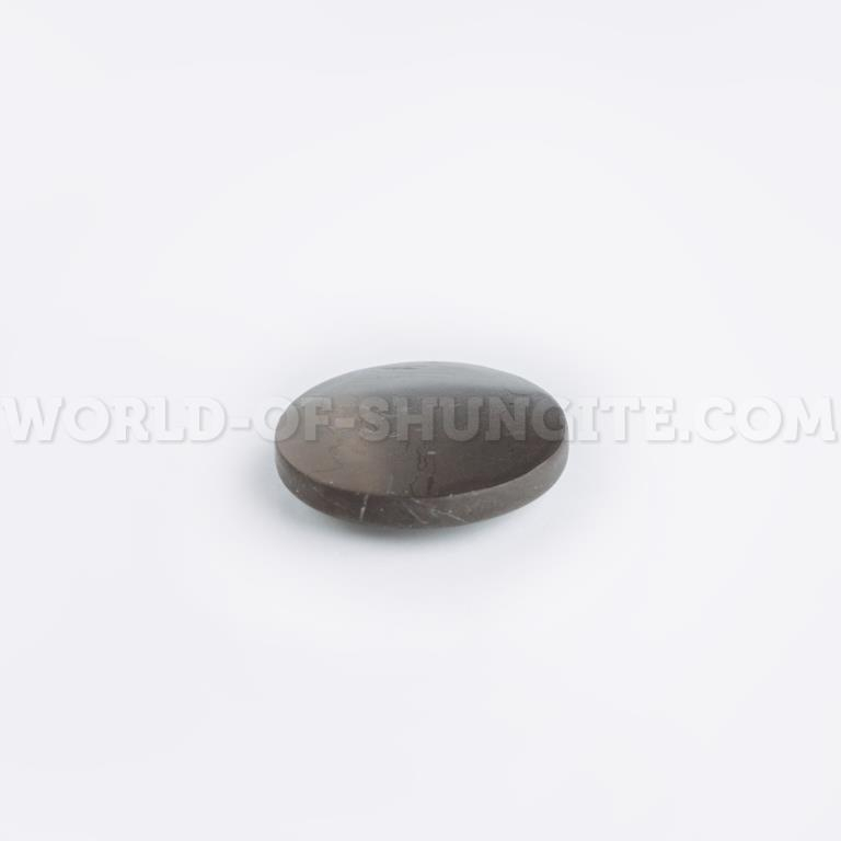 Пластинка для телефона неполированная круглая 19 мм из шунгита