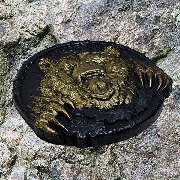 Шунгитовое панно Медведь