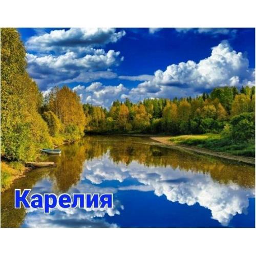 Шунгит на магните "КАРЕЛИЯ 3"